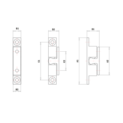 52-121-3 MODULAR SOLUTIONS DOOR PART<BR>30 SERIES BALL LATCH 70MM W/HARDWARE